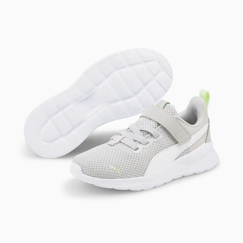 PUMA Anzarun Lite Kids’ Gray Violet/White/Paradise Green (372009-18)