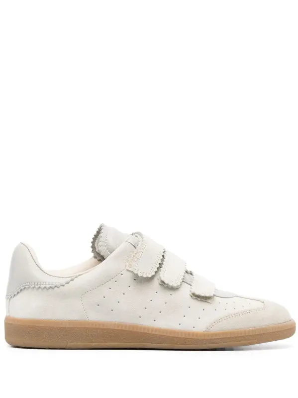 ISABEL MARANT Beth sneakers with Velcro – Brown (BK0013FAA1E22S)
