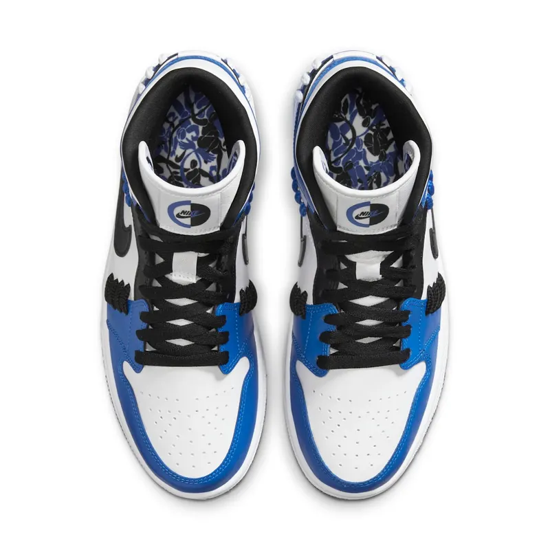 Jordan 1 Mid Sisterhood (W) Game Royal/Black-White (CV0152-401)