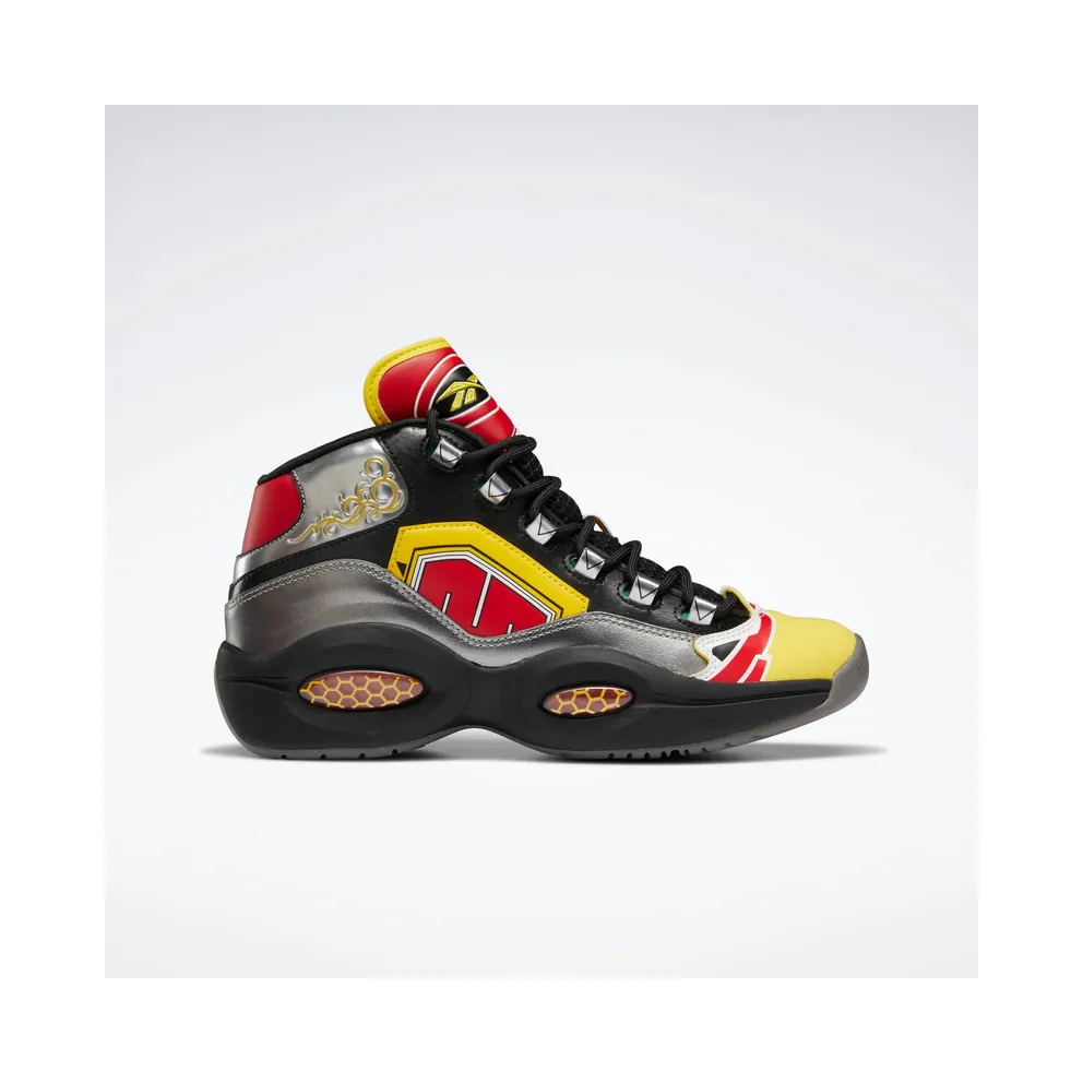 Adidas Power Rangers Question Mid Black / Silver Metallic / Vector Red (GY0590)