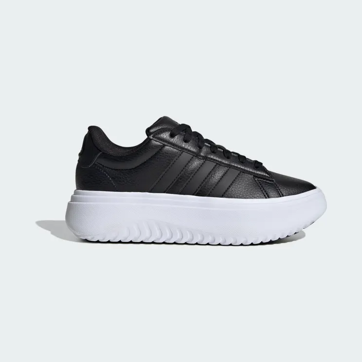 adidas Grand Court Platform Core Black / Core Black / Carbon (IE1093)