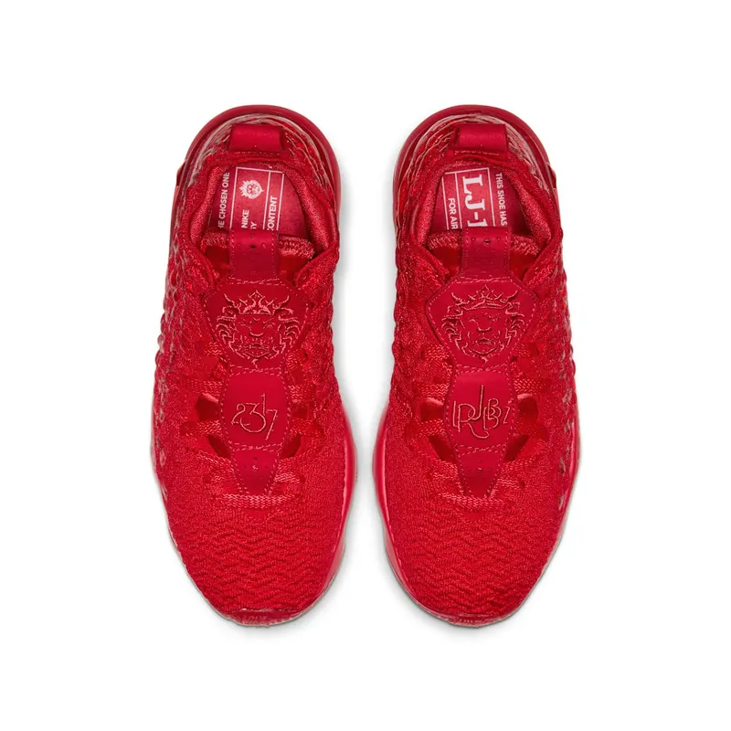 Nike LeBron 17 Red Carpet (GS) University Red/University Red (BQ5594-600)
