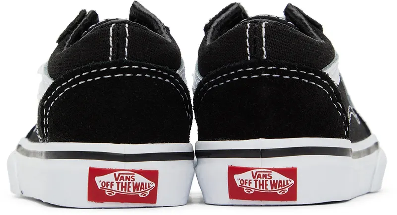 Vans Baby Black & White Old Skool Sneakers (VN0A3TFY6BT1)