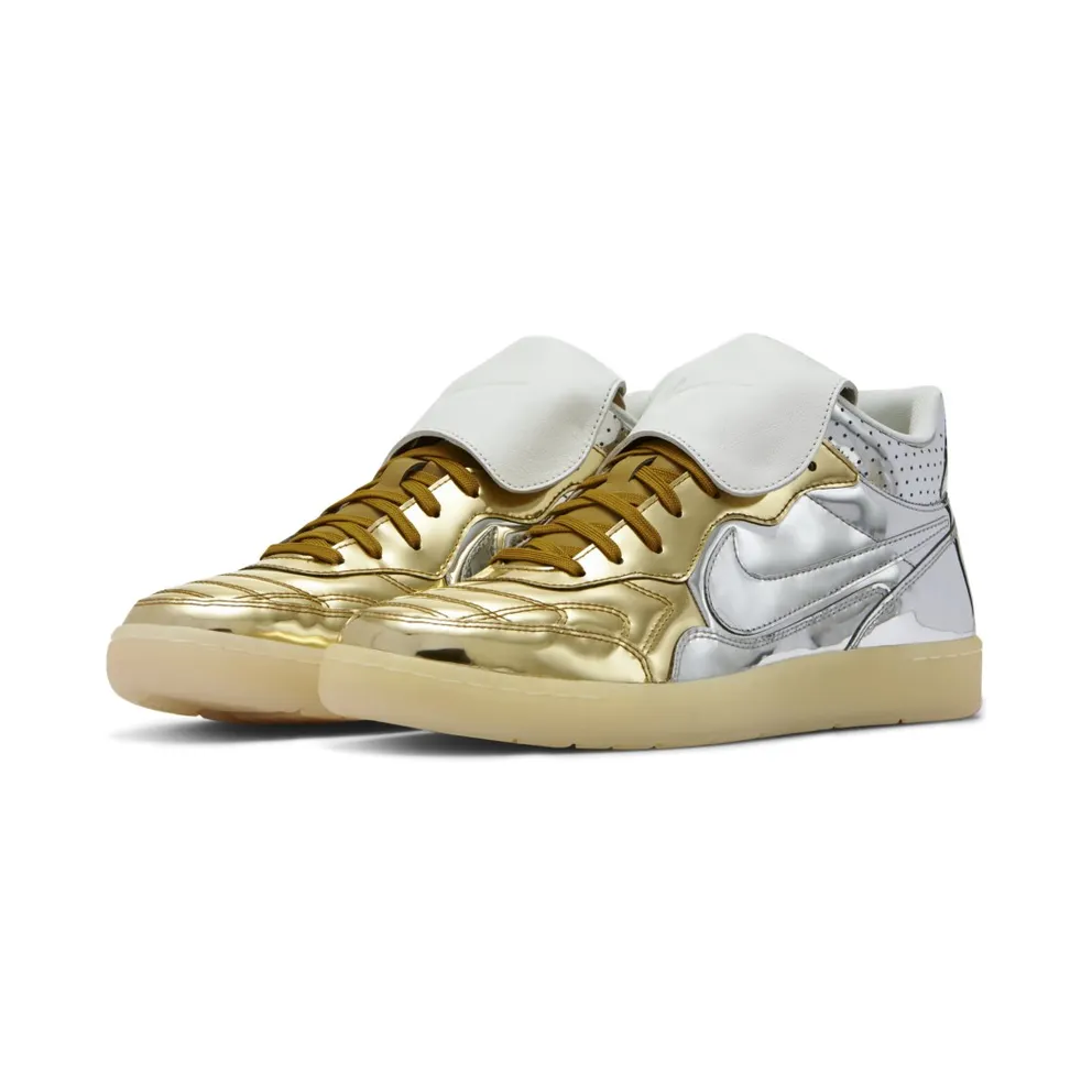 Nike Tiempo 94 Mid Liquid Metal Silver Gold Metallic Silver/Metallic Silver-Metallic Gold (718301-001)