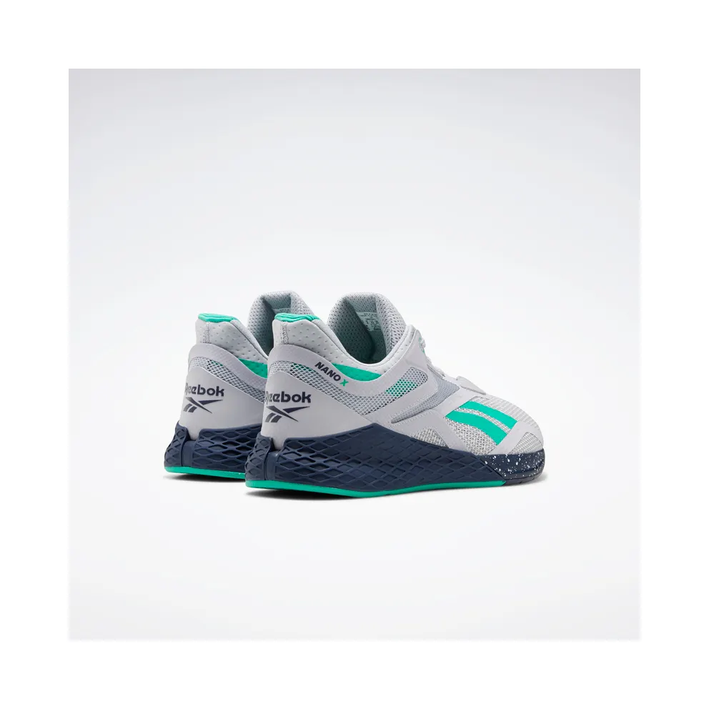 Reebok Nano X Shoes Cold Grey 2 / Vector Navy / White