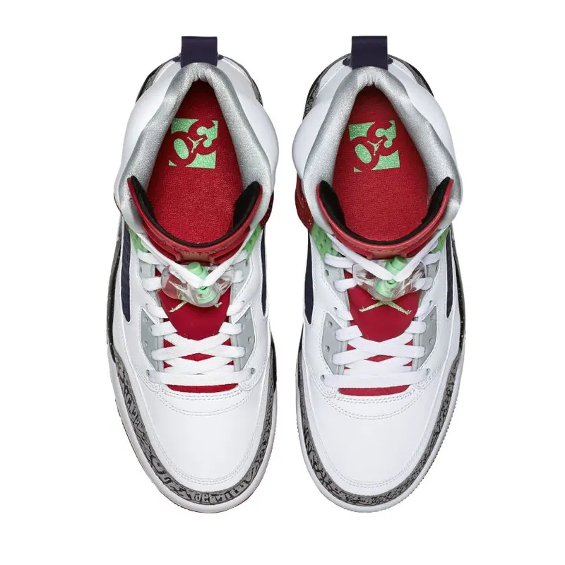 Jordan Spizike Poision Green White/Light Poison Green-University Red-Cool Grey (315371-132)