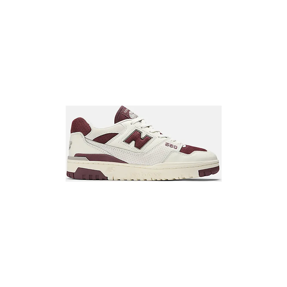 New Balance 550 Sea Salt Classic Crimson (BB550LEZ)