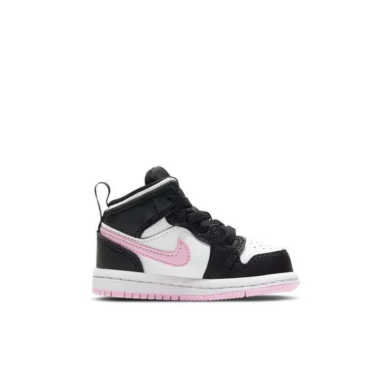 Jordan 1 Mid Black White Light Pink (644507-103)