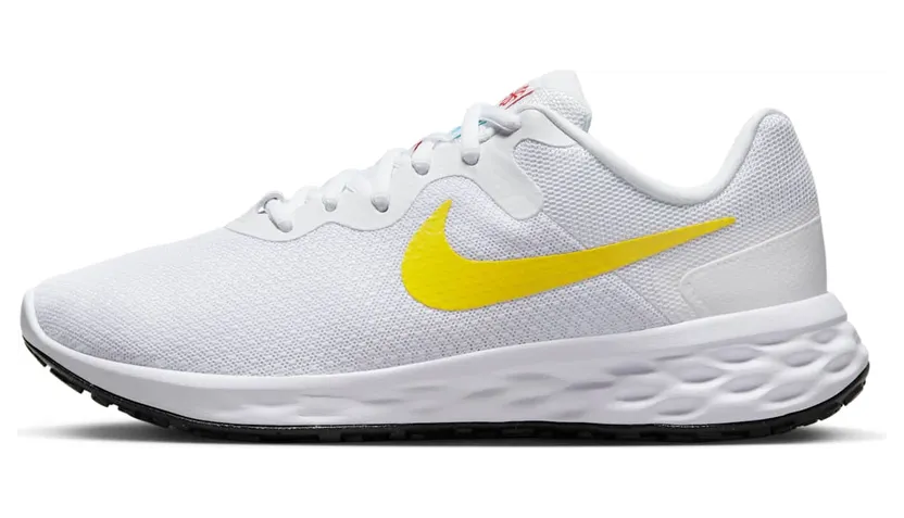 Nike Revolution 6 White Opti Yellow Black (DC3729-105)