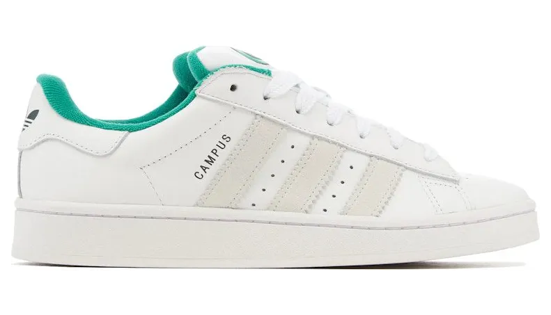 adidas Campus 00s White Semi Court Green (ID2067)