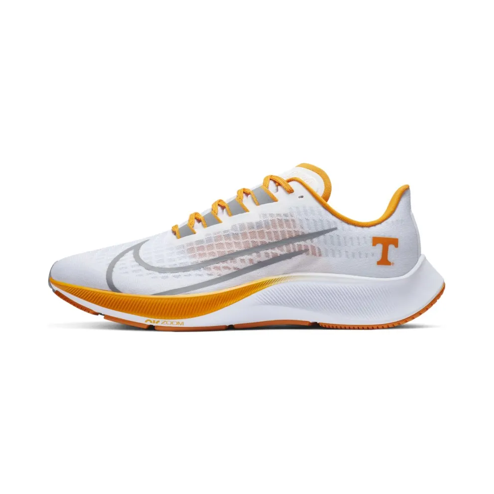 Nike Air Zoom Pegasus 37 Tennessee White/Pure Platinum-Bright Ceramic-Dark Steel Grey (CZ5393-100)