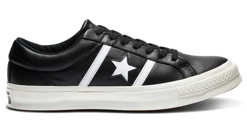 Converse One Star Academy Leather OX ‘Black’ Black/Ivory (163757c)