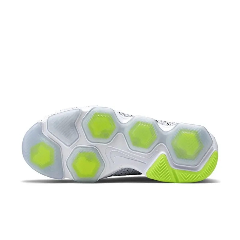 Nike Flyknit Zoom Agility White Wolf Grey (W) White/Wolf Grey-Black-Metallic Cool Grey (698616-100)