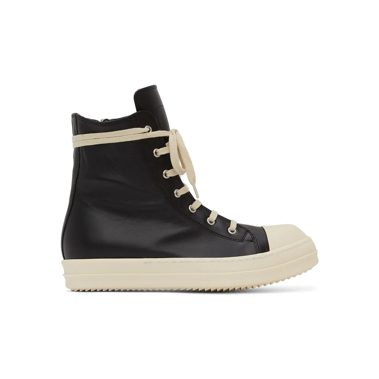 Rick Owens Black Strobe Sneakers (RU02B2890 LPO)
