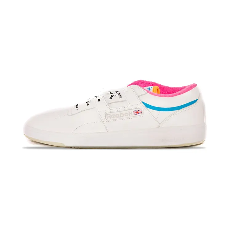 Reebok Club Workout White White/Neon Orange-Neon Green-Neon Pink (Other Brands Reebok)
