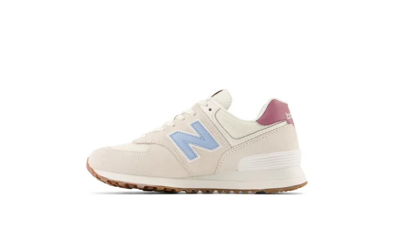 New Balance 574 Beige Baby Pink Ecru Blue (WL574RD)