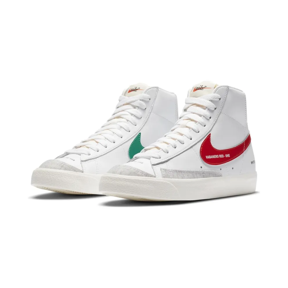 Nike Blazer Mid 77 Color Code White (W) White/Blue-Red-Green-Black (DA2142-146)