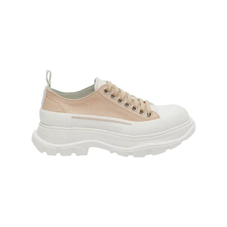 Alexander McQueen Tread Slick Low Lace Up Blush Bone (697072W4TGS5375)