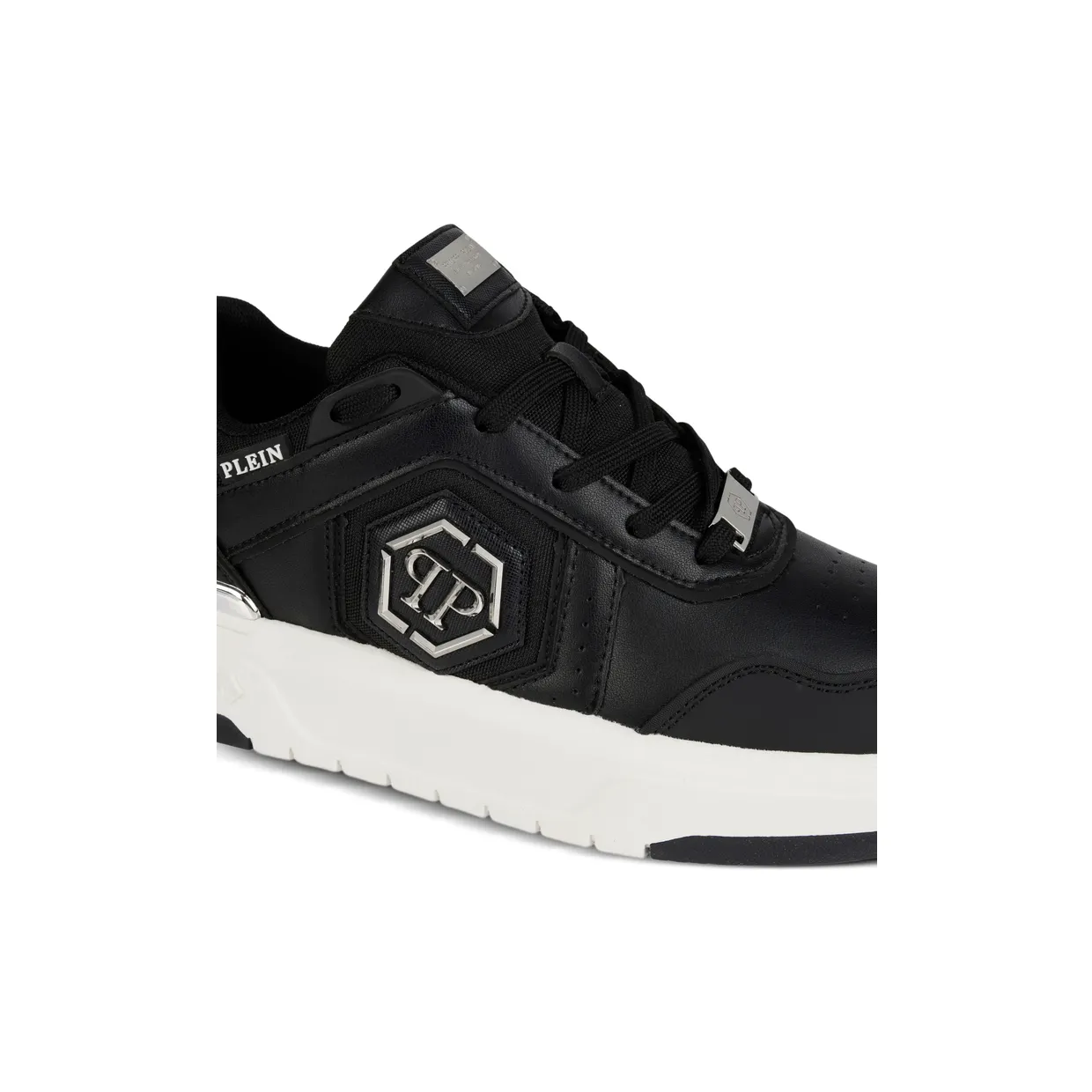 Philipp Plein SK8R Logo-plaque Low-top “Black” (USC0925 PTE003N 02) (4)