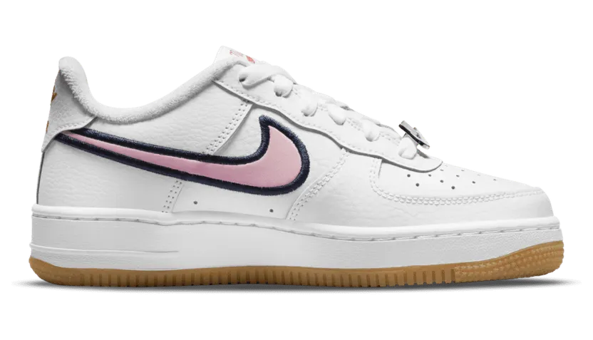 Nike Air Force 1 Low LV8 Just Do It White Pink Glaze (GS) (DB4542-100)