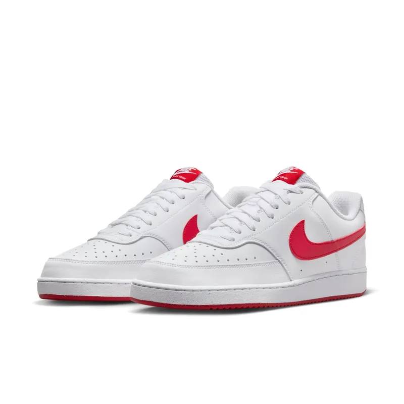 Nike Court Vision Low Next Nature White University Red (HF1744-101)