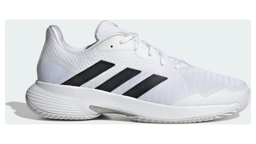Adidas CourtJam Control Tennisschoenen Cloud White / Core Black / Matte Silver (ID1538)