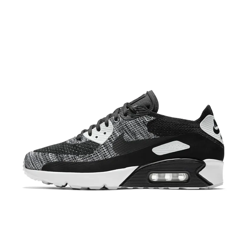Nike Air Max 90 Ultra Flyknit 2.0 Oreo Black/Black-White (875943-001)