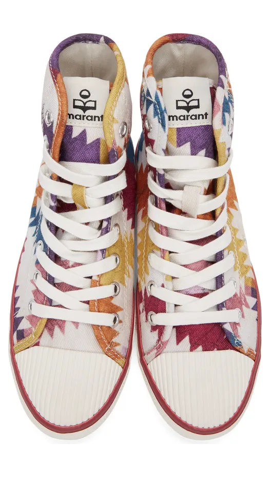 Isabel Marant Multicolor Benkeen Sneakers (22PBK0190-22P078S) (5)