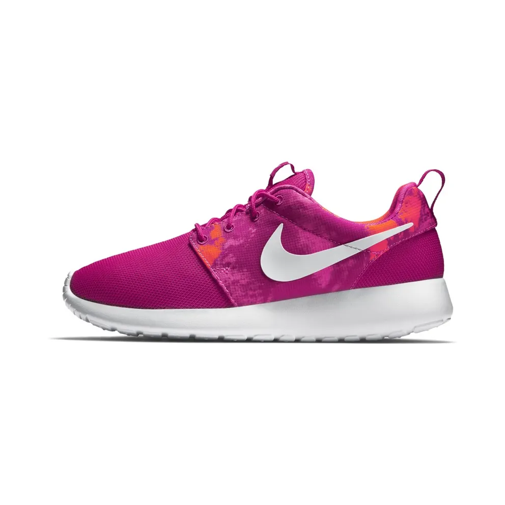Nike Rosherun Print Fireberry White (W) Fireberry/White (599432-613)