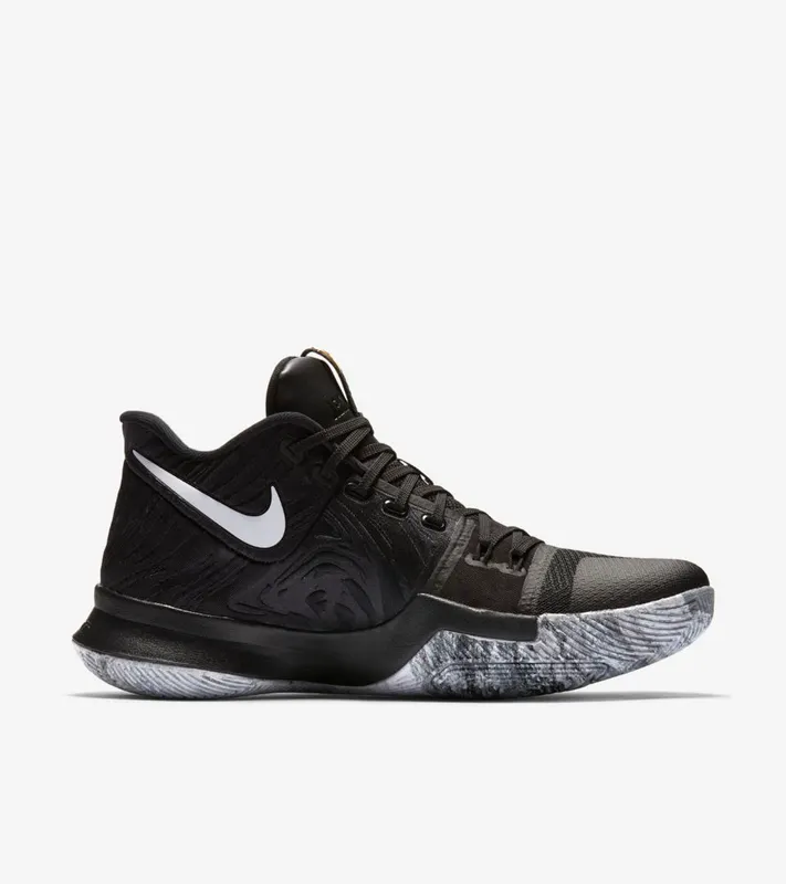 Nike Kyrie 3 BHM (2017) Black/White-White (852415-001)