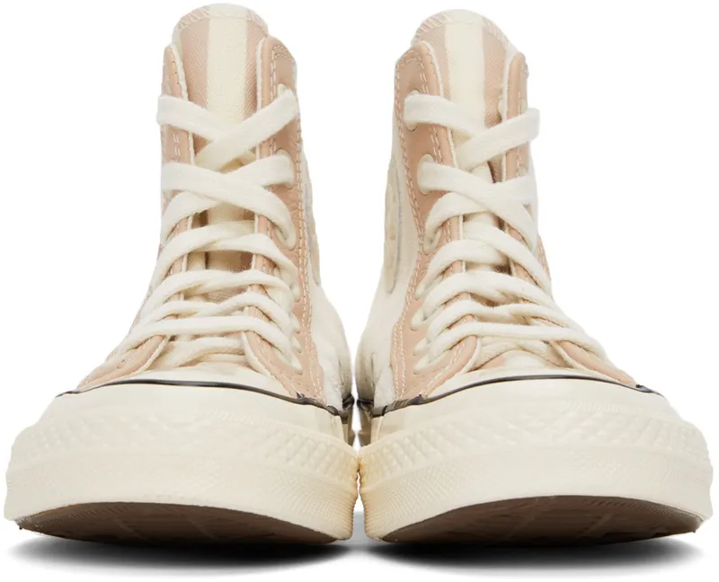 Converse Chuck 70 Striped Terry Cloth Egret/pink Clay/Black (572701C)