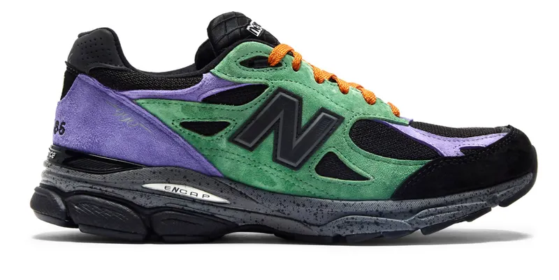 New Balance 990v3 Stray Rats Reprise Finale The Joker (2019) Green/Purple-Black (M990SK3)