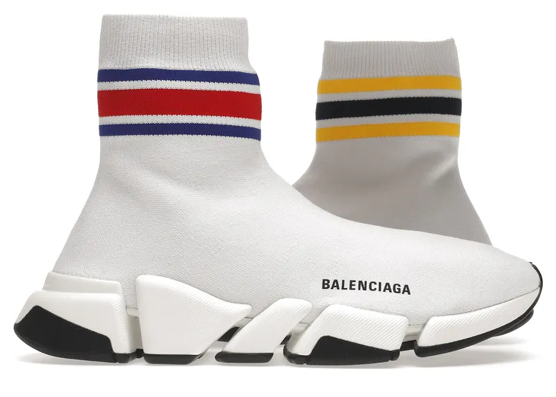 Balenciaga Speed 2.0 White Stripe (674617W2F609467)