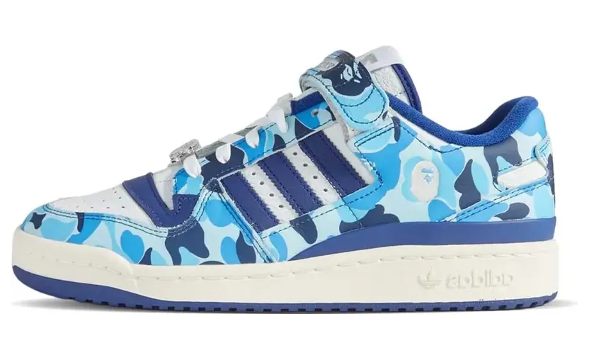 adidas Forum 84 Low Bape 30th Anniversary Blue Camo (ID4772)
