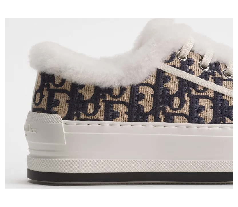 DIOR Walk’n’Dior-sneaker met plateauzool (KCK398OCH-S56B) (4)