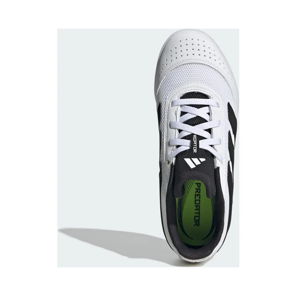 adidas Predator Club Indoor Sala Cloud White Core Black Lucid Lemon (JR7026)