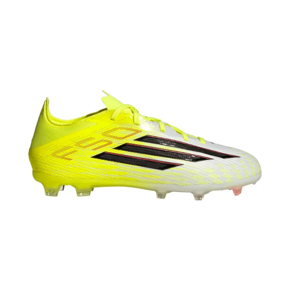 adidas F50 Elite Firm Ground Football Boots Kids “Team Solar Yellow 2 / Core Black / Lucid Red” (JR8965)