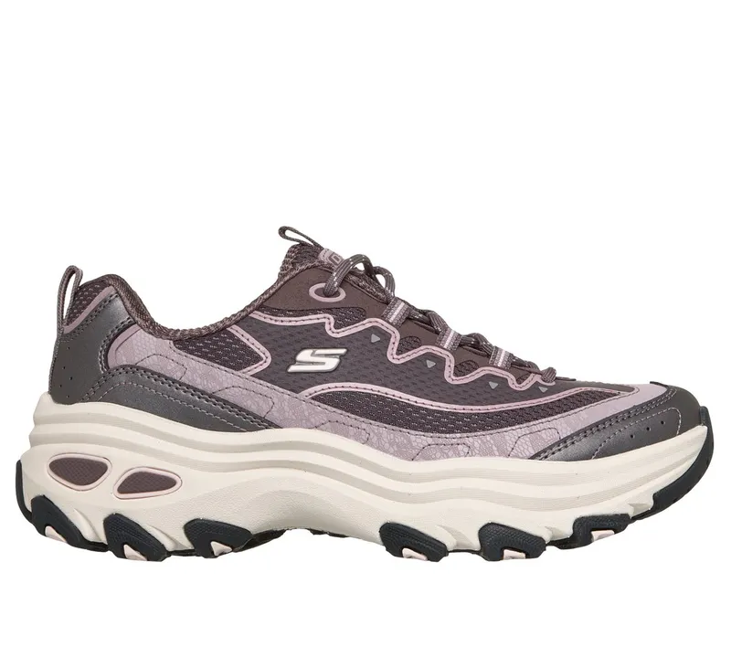 Skechers D’Lite Max Sneaker Donker Mauve