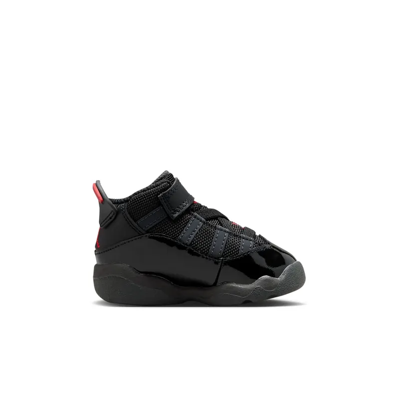 Jordan 6 Rings TD “Black Anthracite Fire Red” (323420-026)