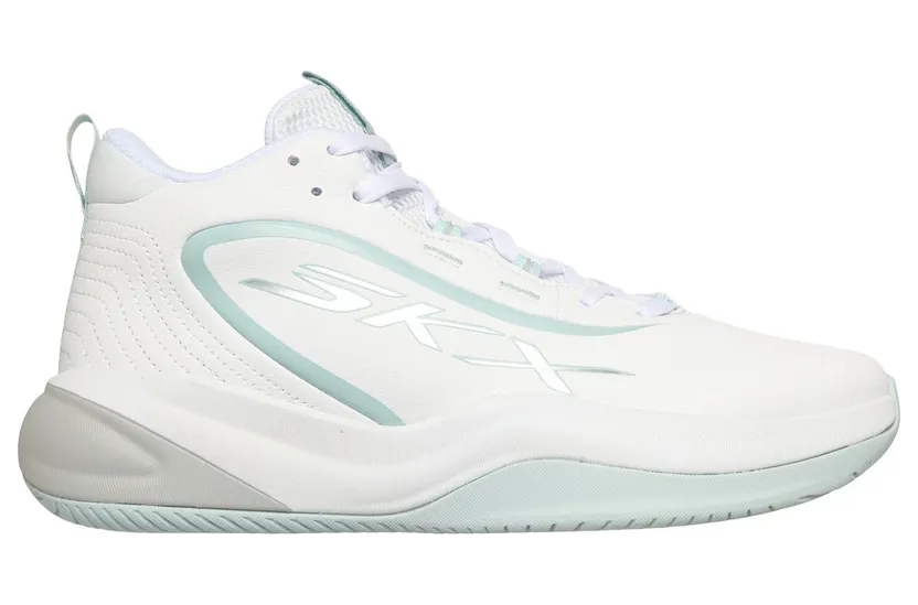 Skechers SKX League “White / Light Blue” (253010WLB)