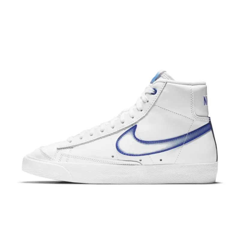 Nike Blazer Mid Airbrush White Royal White/Royal (DD9685-100)