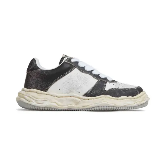 Maison Mihara Yasuhiro Wayne OG mit unregelmäßiger Sohle “Black” (A16FW728COWLEATHER100)
