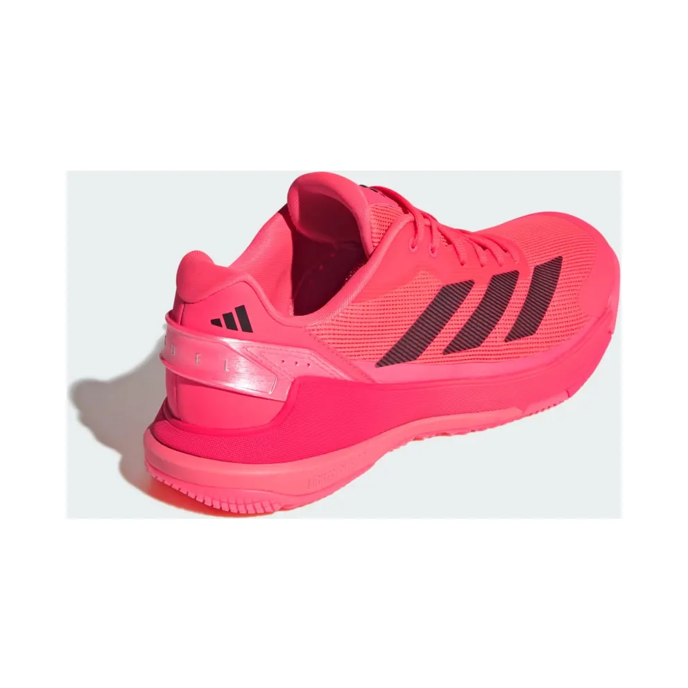 Adidas Crazyquick Padel Shoes Solar Turbo / Core Black / Lucid Red (KI3587)