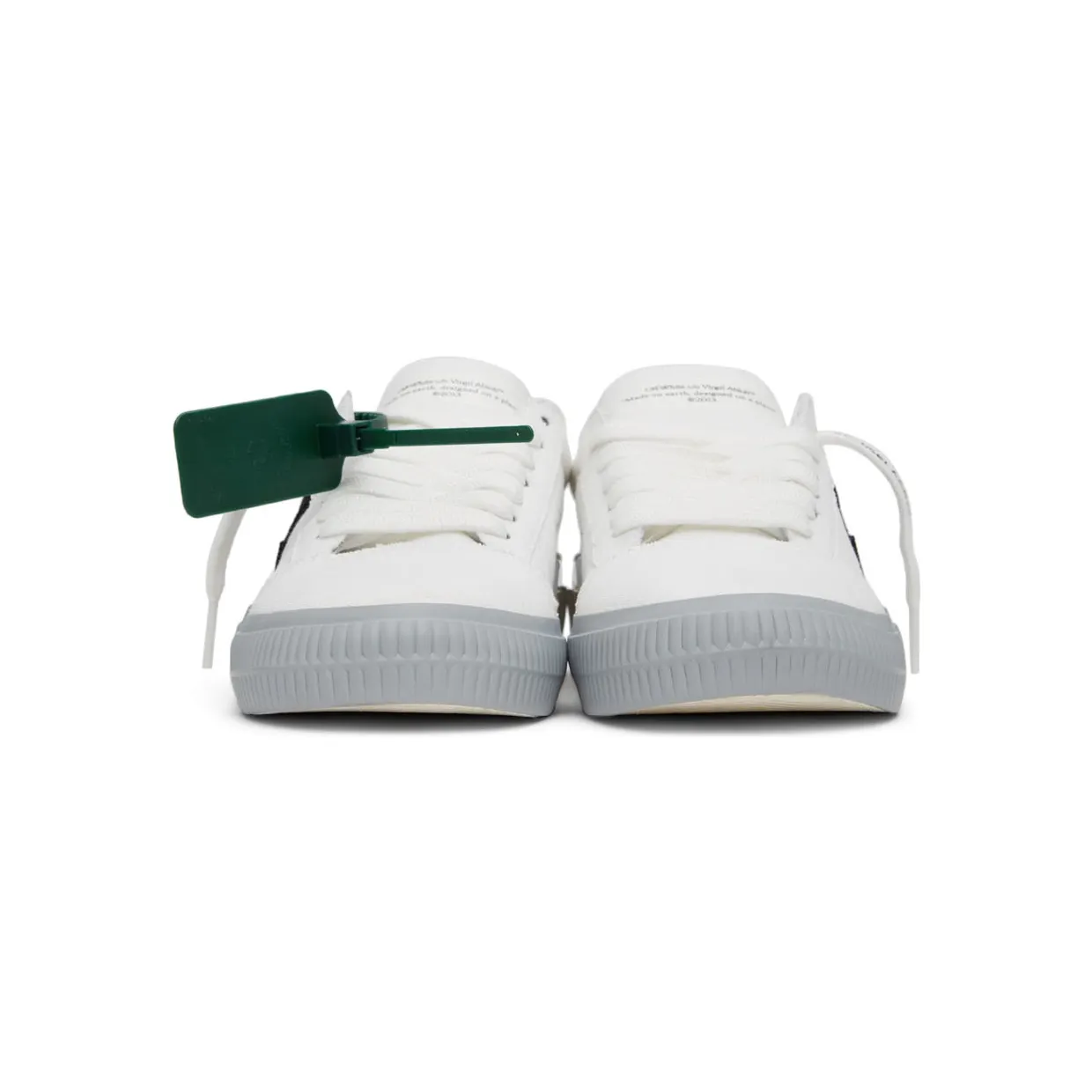 Off-White Black & White Vulcanized Sneakers (OWIA178C99FAB0020110) (2)