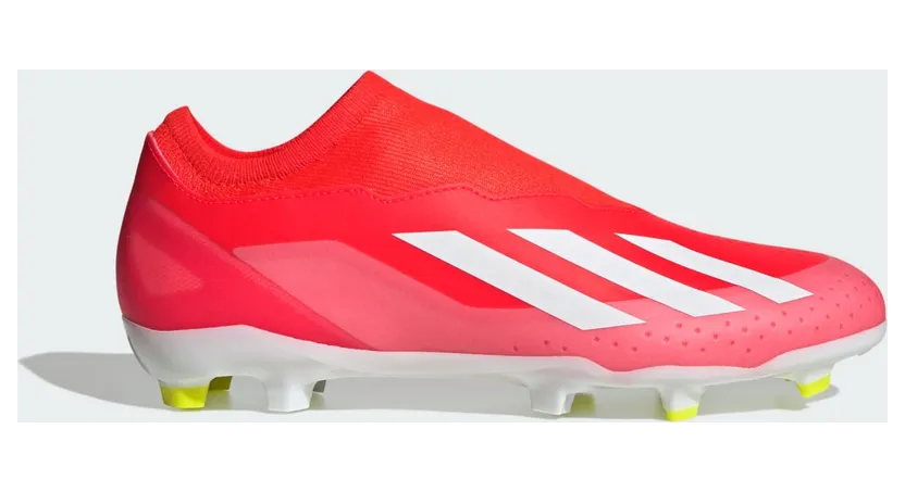 adidas Crazyfast League Laceless FG Solar Red Cloud White Team Solar Yellow (IG0623)
