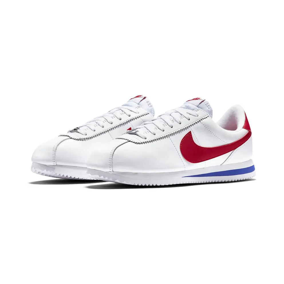 Nike Cortez Basic Leather Forrest Gump (2017) White/Varsity Red-Varsity Royal (882254-164)