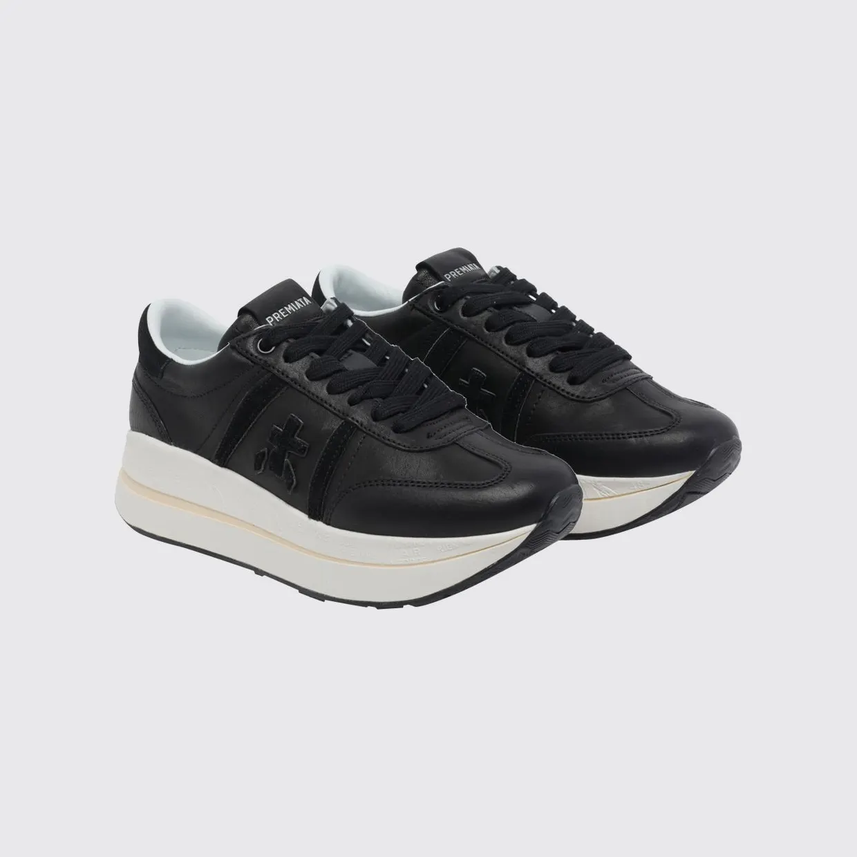 Premiata Leather Bethcoin Sneakers Black (BETHCOIN8152)