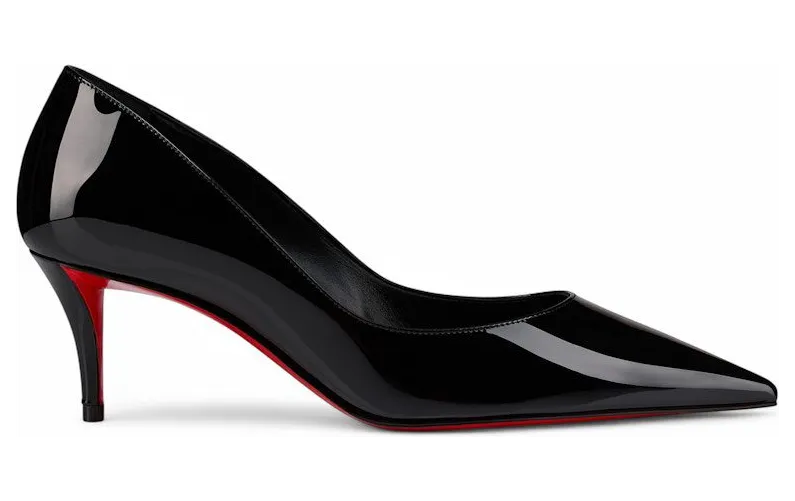 Christian Louboutin Miss Z 60mm Pump Black Patent Calf Leather (1250938B439)