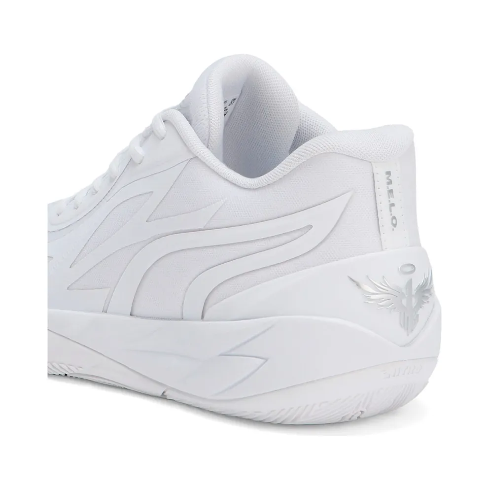 Puma MB.02 Lo Basketball Shoes Silver/White (379419-01)