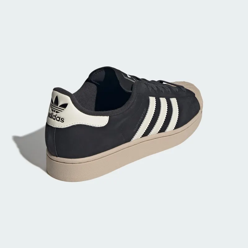 Adidas Superstar II Shoes Core Black / Off White / Stone Khaki (KH8959)